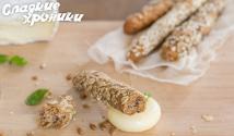Итальянские хлебные палочки гриссини: рецепты
